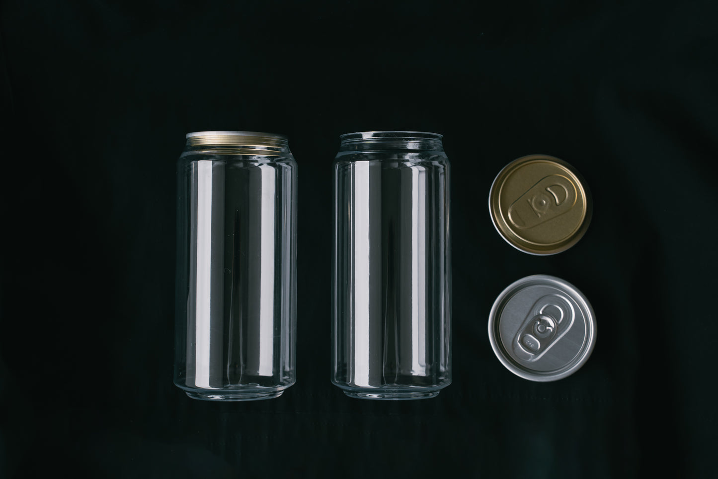 400ml PET Can – Clear with Easy-Seal Lid (Box of 100)