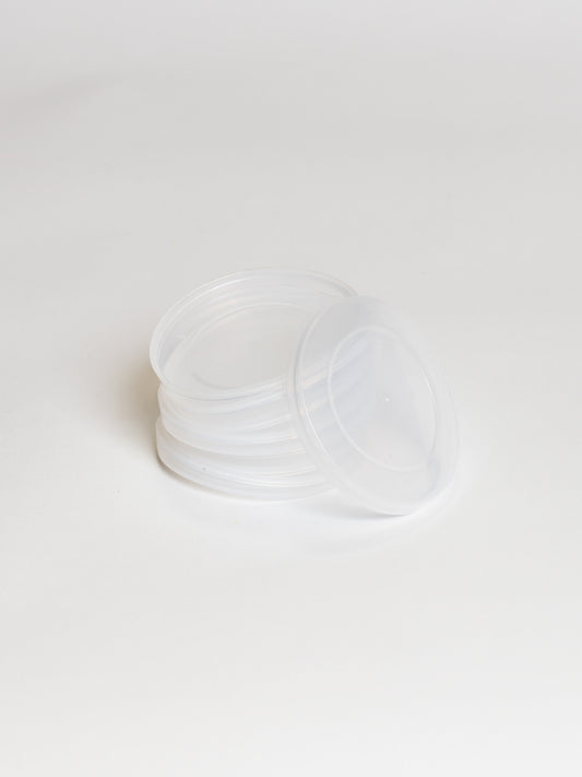 Resealable PET Lids - Sleeve of 100